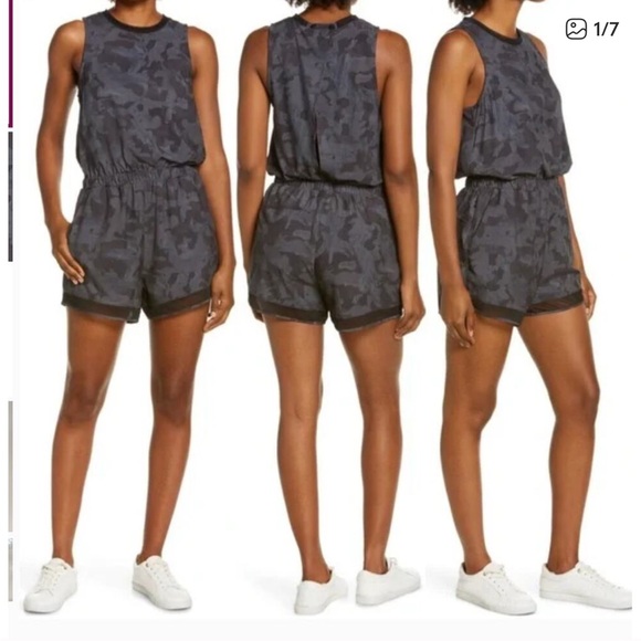 Zella Black Camo Jumpsuit - Picture 1 of 4